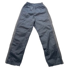 VTG Nike Windbreaker Pants Women Sz S 4-6 RN 56323 Y2K Ankle Zip Slash flaw