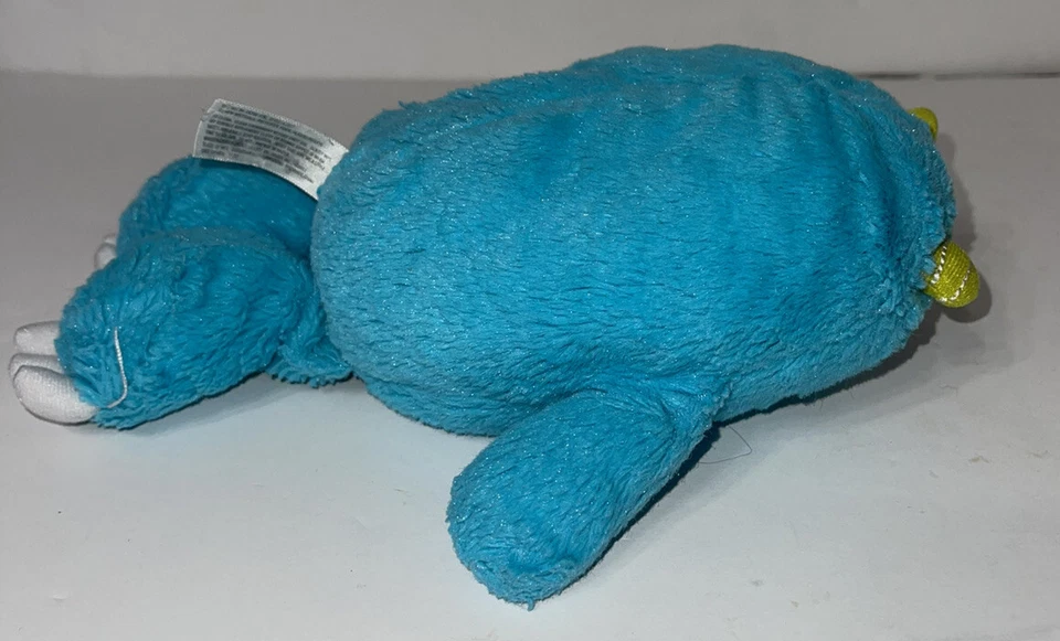 Pelúcia Carter’s Blue Orange Baby Monster #61327 bicho de pelúcia brinquedo macio Lovey 9” - Imagem 4 de 4