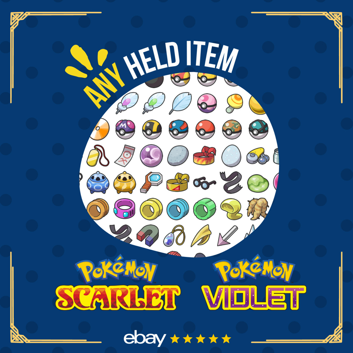 🌟Held Items Pokemon Scarlet and Violet - Sword & Shield - BDSP🌟