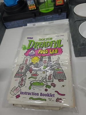 Vtg Tyco Doctor Dreadful Food Lab 1994 Monster Maker Toy Dracula