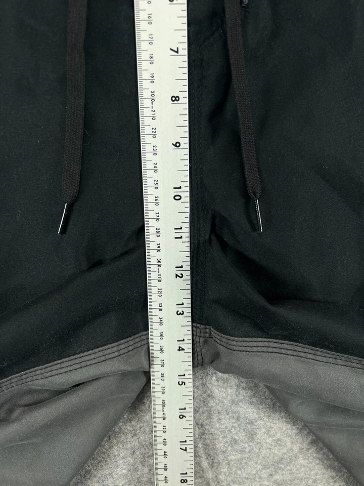 Bermudas chinas Hurley Board Shorts para hombre XL 38 negras rojas True Performance Foto 3 de 4