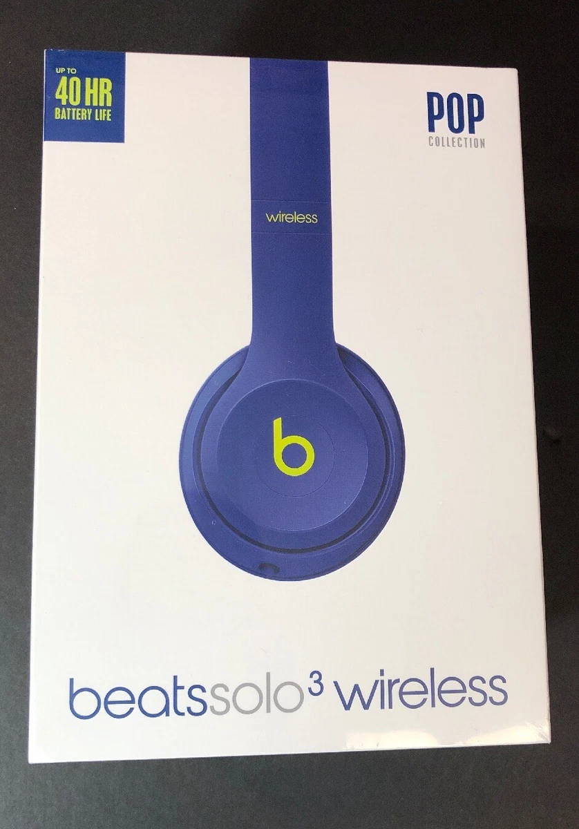 Beats by Dr Dre Solo 3 Wireless On-Ear Headphone [ Pop Indigo