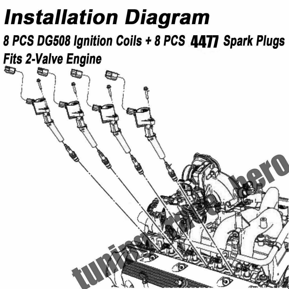 Bobinas De Encendido Y Bujías 8X Ignition Coil Pack & Iridium - Foto 4