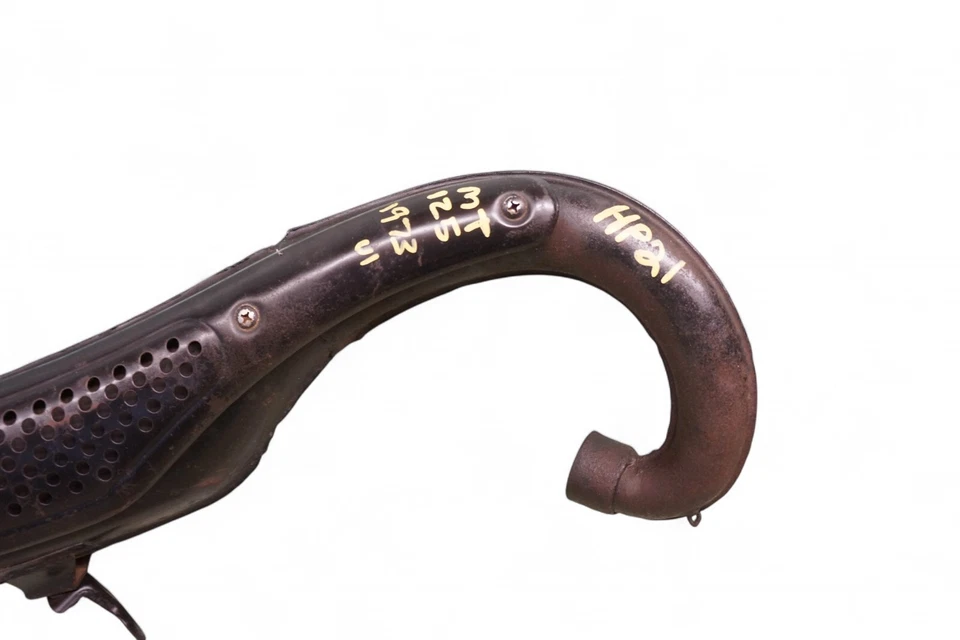 Silenciador tubo escape Honda MT250 Elsinore 1973-1974 #2 *2527 Foto 2 de 4