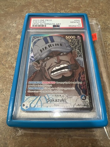 One Piece OP05-041 Sakazuki Leader ALT ART AWAKENING OF NEW ERA English PSA 10 - 第 1/2 張圖片