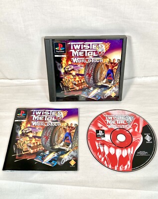Twisted Metal World Tour PAL Sony PlayStation Complete PS1 UK