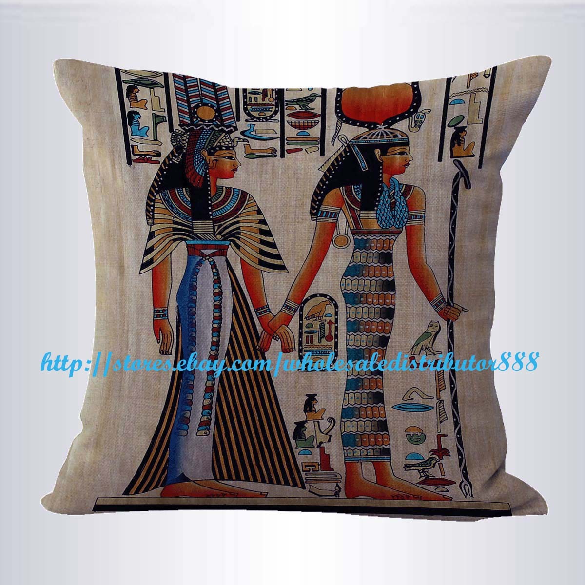 4pcs cushion covers Ancient Egyptian decor pillow covers eBay