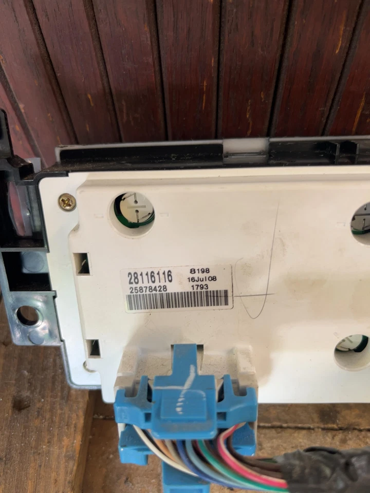 Pontiac G6 2005-09 calefacción control aire acondicionado OEM 1573474 Foto 3 de 3