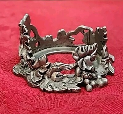 Etain Zinn 1993 Seagull Canada Pewter Grapes Vine Design Votive