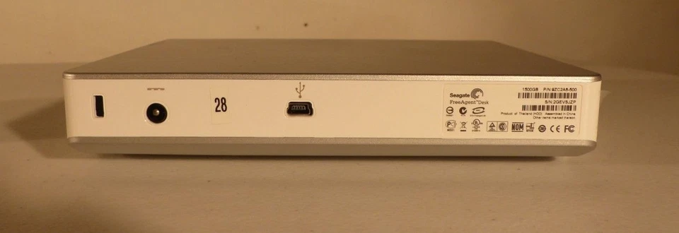 Seagate FreeAgent Desk 1.5 TB External Hard Drive Silver 9zc2a8-500 - Image 3 of 4