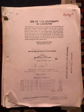 Kismet Vincent Minnelli Original Continuity Script RARE