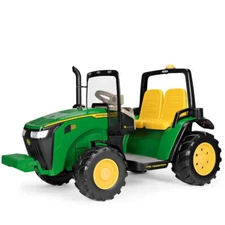 Peg Perego John Deere Dual Force 12-Volt Ride on Toy Tractor 2 Speed 