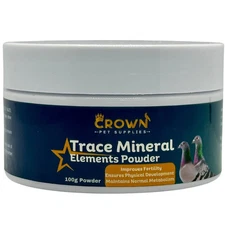 Trace Mineral Elements Powder for Pigeons and Racing Pigeons 100 Grams
