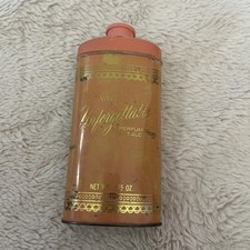 Vintage Avon UNFORGETTABLE Perfumed Talc Powder Pink Tin