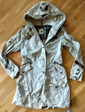 KHUJO Damen Mantel Parka Jacke Military Übergang M Beige Topzustand