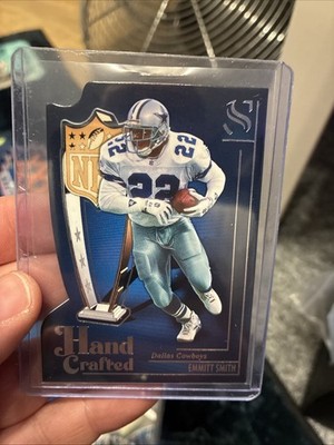 Panini Silhouette 2x Die Card Emmit Smith Dallas Cowboys NFL Football