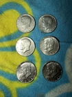 Kennedy Halves 1968 Circulated Lot of 6