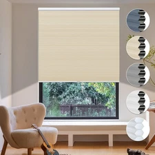Blackout Cellular Shades Cordless, Honeycomb Shade Blinds, Thermal Insulated ...