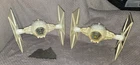 Vintage kenner star wars white tie fighter Vehicle lot of 2 both lights work