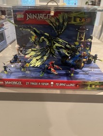 Lego Ninjago Store Display 70736 Morro Dragon & 70731 Jay Walker One 