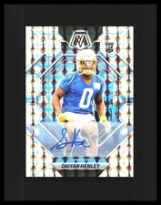 2023 Daiyan Henley Rookie Card Auto - Panini Mosaic Prizm #304 Chargers. rookie card picture