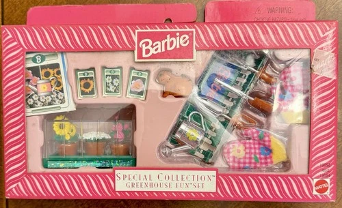 Vintage Barbie Special Collection – Greenhouse Fun Set (NEW in Box!) gardening