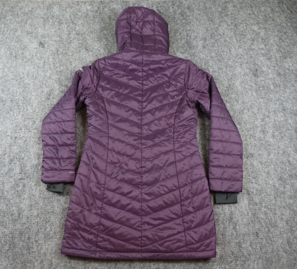 Chaqueta Columbia para mujer mediana púrpura Heavenly Omni parka acolchada con aislamiento térmico Foto 4 de 4