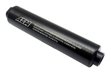 Aem Black Fuel Filter 25-201bk Universal -10an Fuel Filter Billet Anodized