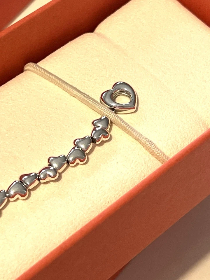 DoDo braccialetto cuore in argento nuovo - Immagine 4 di 4