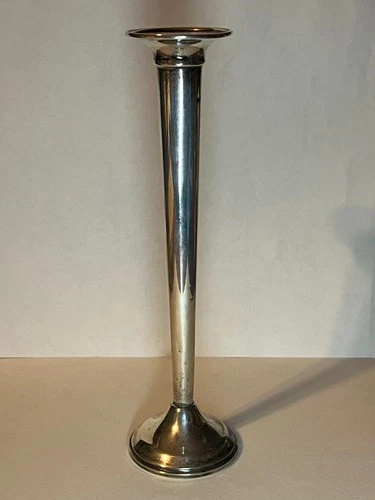 Vintage Reed & Barton Sterling Silver 925 Trumpet Bud Vase #78 Weighted Base 6”