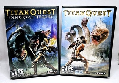 Titan Quest + Immortal Throne Expansion Bundle - Big Box - PC DVD-ROM