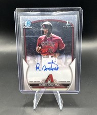 Ruben Santana 2023 1st Bowman Chrome Autograph Auto Arizona Diamondbacks