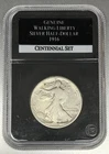 1916-D Obverse Mintmark Walking Liberty Half Dollar VG Very Good 90% Silver