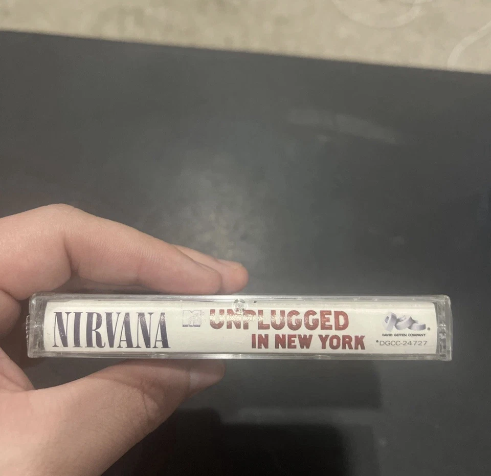 Sealed New NIRVANA MTV Unplugged In New York Cassette Tape Geffen Records 1994 - Image 4 of 4