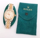 1967 Rolex Datejust 1601 Fluted 18kt Rose Gold & SS Jubilee Pie Pan Dial 36mm
