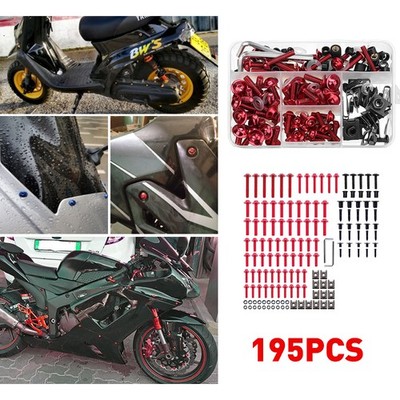 Universal Bolts Fairing Complete Kit Bodywork Fasteners Screw Scooter Motorcycle
