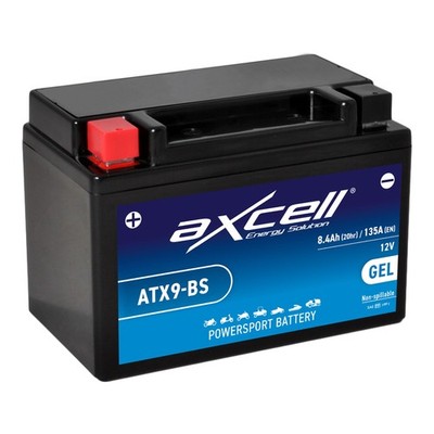 AXCELL Batterie 12V YTX9-BS GEL 50812 (für: Suzuki GSX-8R EM13 24-25 )