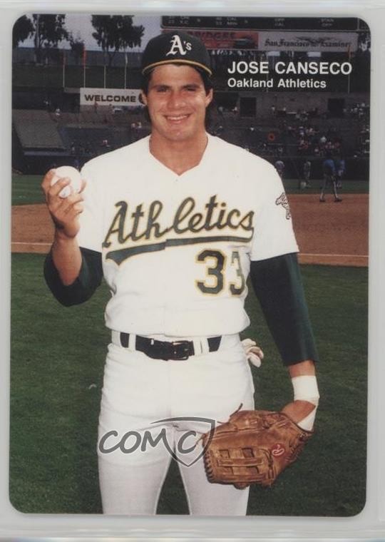 1989 Mother's Cookies Jose Canseco Food Issue Jose Canseco #1 2p7