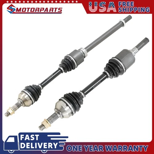 Pair AWD Front CV Axle Shaft Assembly For 08-13 Nissan Rogue 14-15 Rogue Select