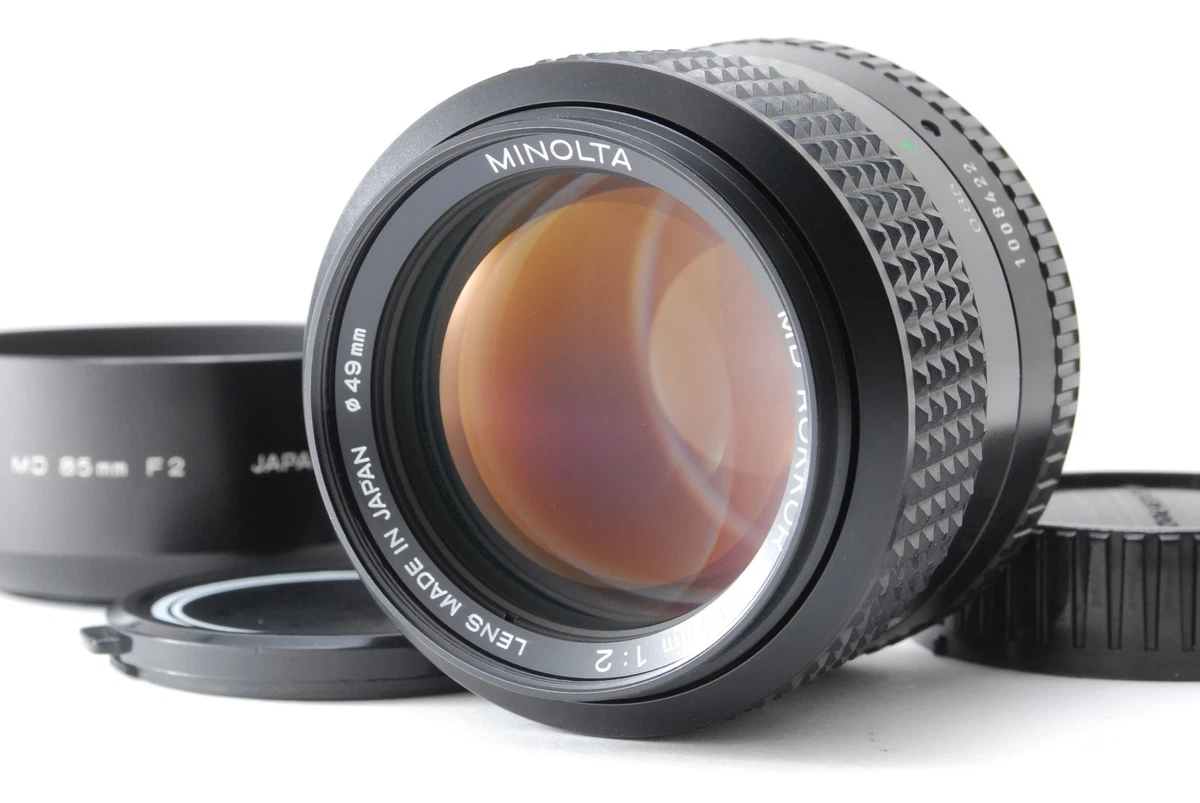 【中古】MINOLTA ミノルタ MD 85mm f/2 Minolta MD 85mm Focal Camera Lenses for sale - eBay