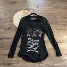 AFFLICTION AMERICAN CUSTOMS Long Sleeve With ...