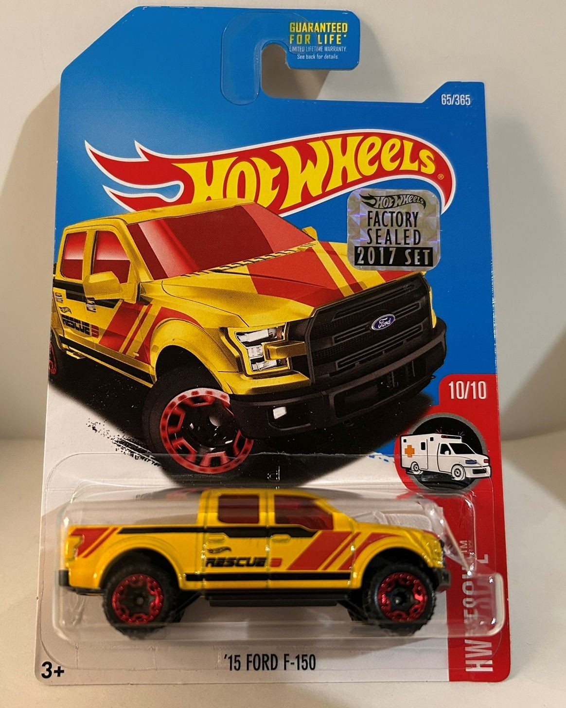 Hot Wheels 2017 Rescue 15 Ford F-150 Factory Sealed Set