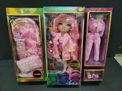 NEW Rainbow High Doll Pink Brianna Dulce Slumber Party Special Edition