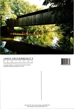 James Archambeault Kentucky Covered Bridge at Switzer Postcard Unposted Scenic