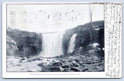Le Roy New York Butter Milk Falls Oatka River 1905 Postcard