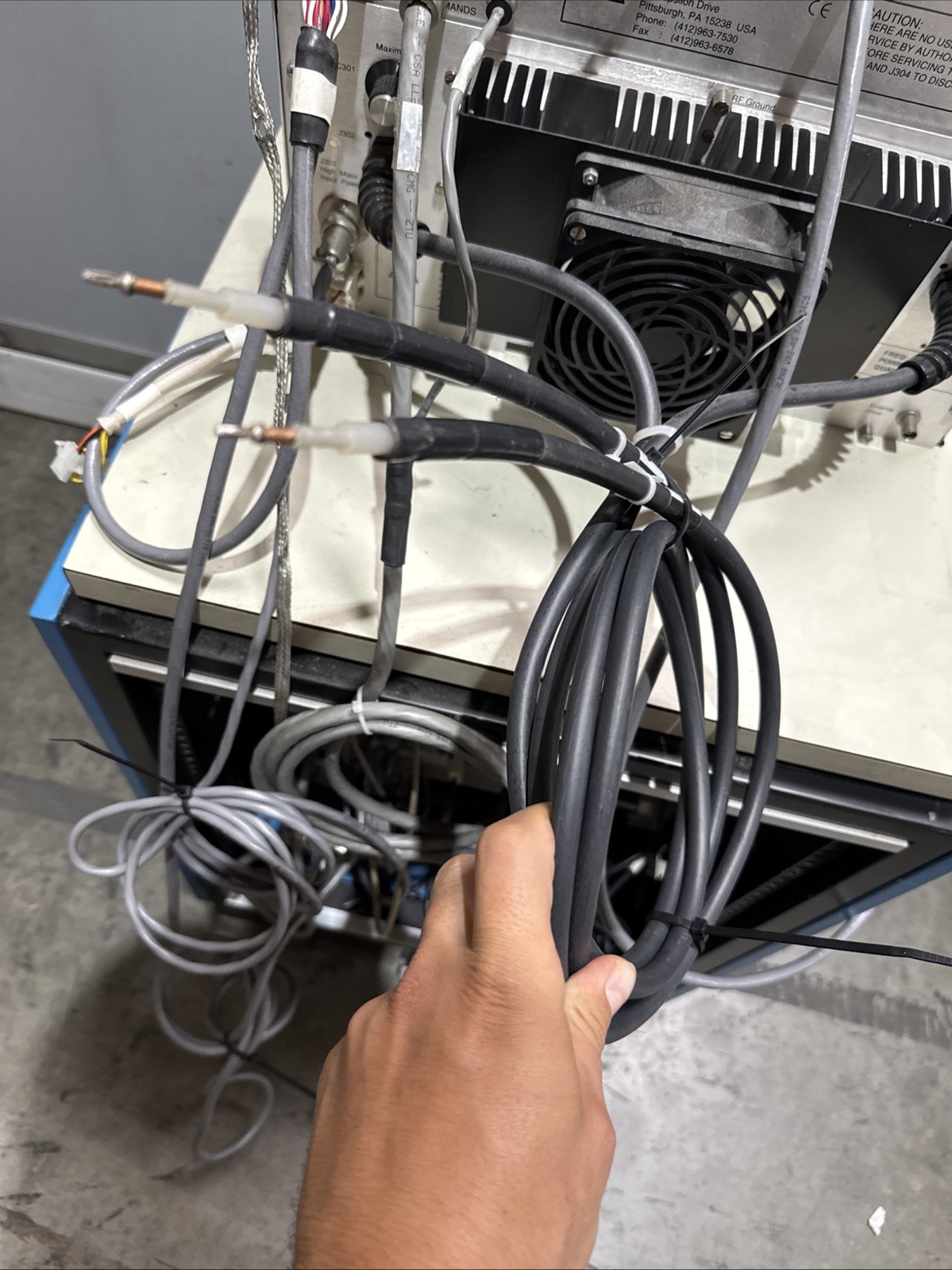 150QC Mass Spectrometer Quadrupole Controller   1.2Mhz 300Watts Merlin QMS