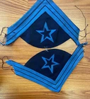 Ordnance Sgt Chevrons, Union Infantry, Blue/ Navy Blue, Civil War, New qty 2