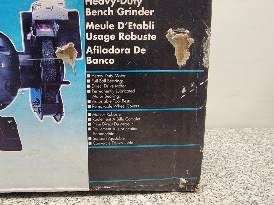Buffalo Tools B6CBX 6 pulgadas Amoladora de banco de alta resistencia Foto 2 de 4