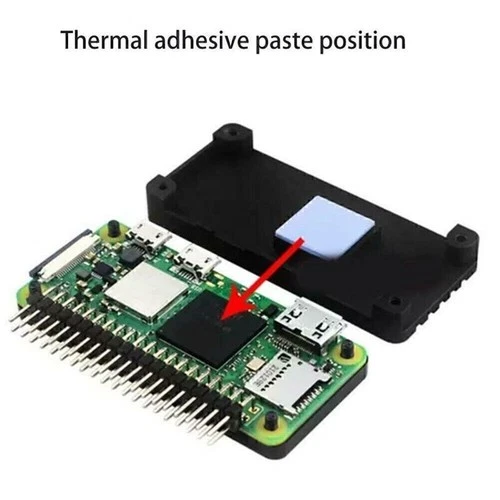 Aluminum Alloy Case Enclosure with 40Pins Needle for Raspberry Pi Zero 2 W Set