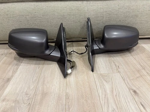 2013 - 2017 HONDA ACCORD SEDAN Left and Right SIDE MIRROR W/ CAMERA Dark Gray
